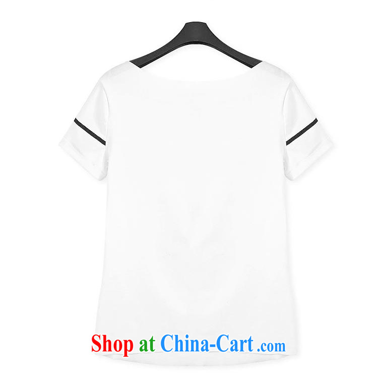 Terrace, Western Europe and the United States, the female summer new loose cotton short-sleeved T-shirt, solid color T-shirt solid two-piece with white 3XL 150 - 165 Jack left and right pictures, price, brand platters! Elections are good character, the national distribution, so why buy now enjoy more preferential! Health