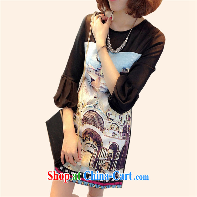 Vincent van Gogh-hee 2015 new summer is the XL female 200 Jack mm thick Summer Snow woven graphics thin even T shirts skirts thick sister in long dresses black XXXXL 175 - 200 left and right pictures, price, brand platters! Elections are good character, the national distribution, so why buy now enjoy more preferential! Health