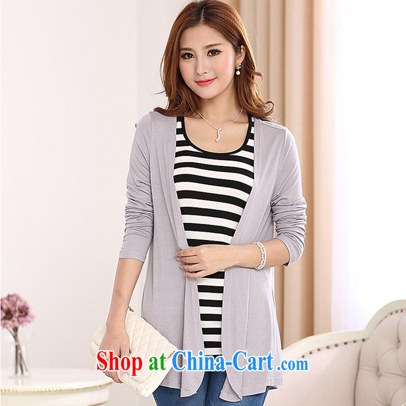 The Code graphics thin woman with thick mm spring and summer T-shirt Han version on T-shirt Cape air-conditioning T-shirt-T-shirt mom on summer - YY 112,100 bare pink 3XL codes, Ying Ying, water, and, online shopping