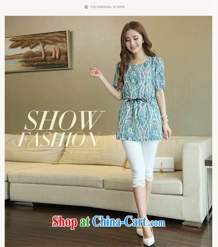 Mr Cheuk Yi Lai shadow larger women 2015 spring and summer new Korean leisure-waist graphics thin straps, long, stamp snow woven shirts shirt YS 1091 purple 4 XL pictures, price, brand platters! Elections are good character, the national distribution, so why buy now enjoy more preferential! Health