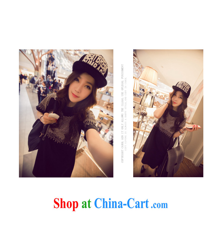Fragrant Honey Love 2015 Korean version of the new, summer flow, hot, short-sleeved and indeed increase, female fat MM, long dresses female black XXXL (160 - 200 ) jack pictures, price, brand platters! Elections are good character, the national distribution, so why buy now enjoy more preferential! Health