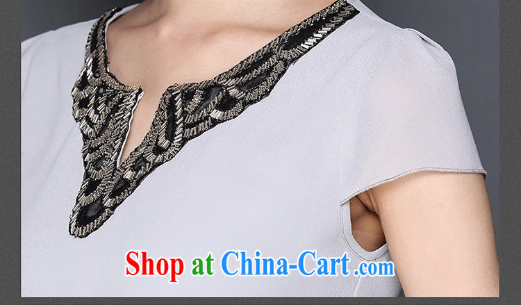 Jacob snow Portuguese woven dresses larger female summer decoration, embroidery V in long, loose, short-sleeved X 235 gray XXXL pictures, price, brand platters! Elections are good character, the national distribution, so why buy now enjoy more preferential! Health