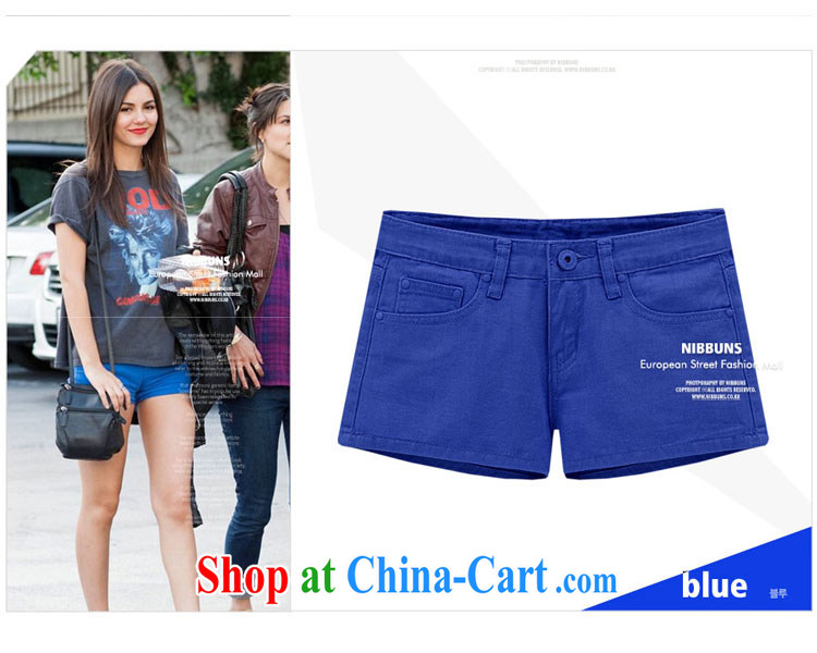 YILISA 2015 new king, female summer-waist short pants thick MM denim color shorts hot leisure shorts H 6110 white 5 XL pictures, price, brand platters! Elections are good character, the national distribution, so why buy now enjoy more preferential! Health