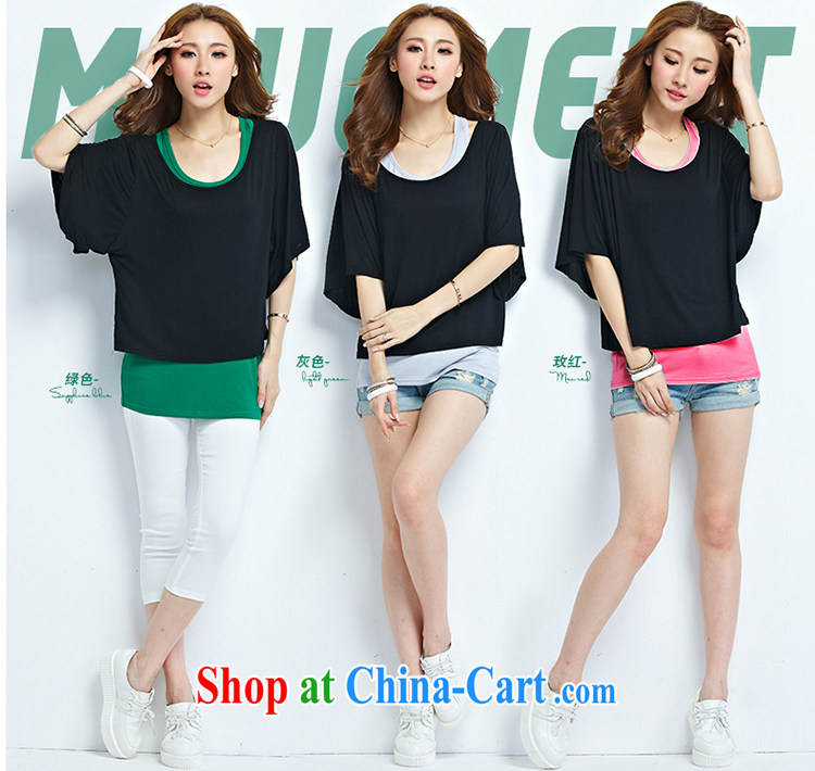Mr Cheuk Yi Lai shadow King, female 2015 summer new Korean fashion 100 a video thin two-piece short sleeve shirt T bat shirt YS 1107 by red 5 XL recommendations 190 - 210 Jack pictures, price, brand platters! Elections are good character, the national distribution, so why buy now enjoy more preferential! Health
