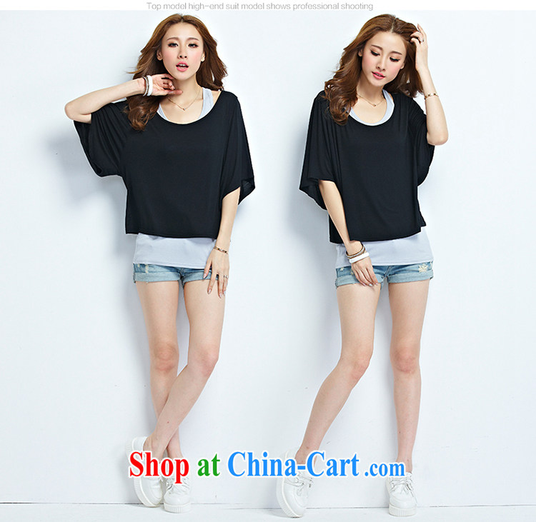 Mr Cheuk Yi Lai shadow King, female 2015 summer new Korean fashion 100 a video thin two-piece short sleeve shirt T bat shirt YS 1107 by red 5 XL recommendations 190 - 210 Jack pictures, price, brand platters! Elections are good character, the national distribution, so why buy now enjoy more preferential! Health