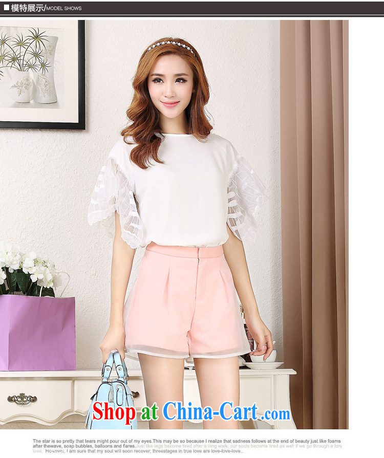 2015 MissDonut and indeed increase, female summer new Korean version 200 Jack high waist graphics thin very casual wide legged pants, shorts Black Large Number 4 XL pictures, price, brand platters! Elections are good character, the national distribution, so why buy now enjoy more preferential! Health