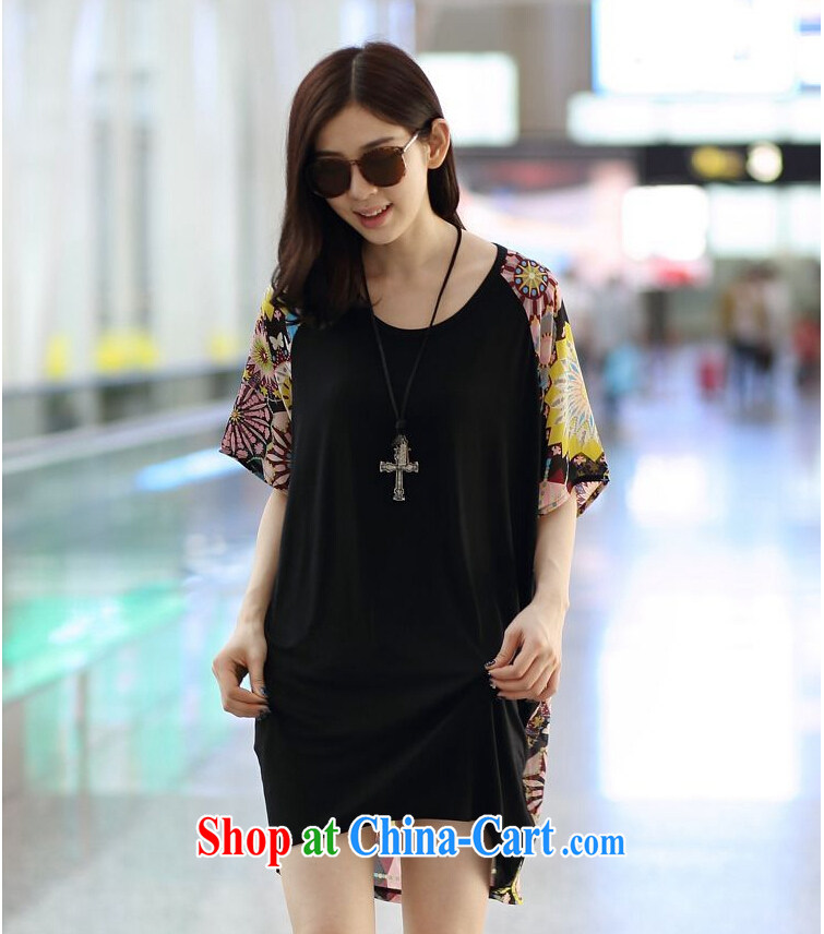 According to MU CEN 2015 summer New T shirts female 200 Jack thick MM long, fancy loose video thin ice woven shirts thick, King, the 8801 figure color XXXL for 180 - 200 Jack pictures, price, brand platters! Elections are good character, the national distribution, so why buy now enjoy more preferential! Health