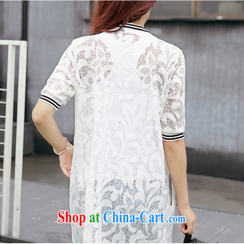 Nest, summer 2015 new women with stylish lace-solid-colored hook flower language empty nets sunscreen shirt jacket the jacket picture color L, nests, and shopping on the Internet