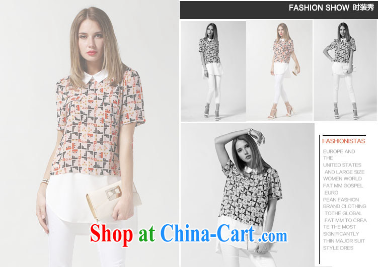 Connie's dream in Europe XL women mm thick summer 2015 New Style lapel stamp snow woven shirts loose video thin short sleeved T-shirt women s 3607 picture color XXXL pictures, price, brand platters! Elections are good character, the national distribution, so why buy now enjoy more preferential! Health