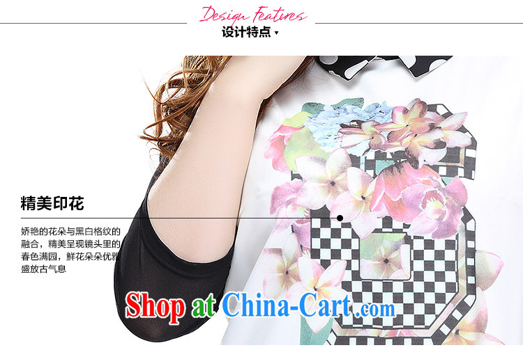 Slim LI Sau 2015 summer new, larger female stylish stamp the point long-sleeved leave of two garment Q 7391 m White XXXL pictures, price, brand platters! Elections are good character, the national distribution, so why buy now enjoy more preferential! Health