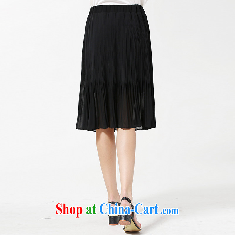 Connie's dream in Europe and indeed the XL women 200 Jack mm thick summer 2015 new stylish 100 hem snow woven body skirt the skirt s 3611 black XXXXL, Anne's dream, and shopping on the Internet