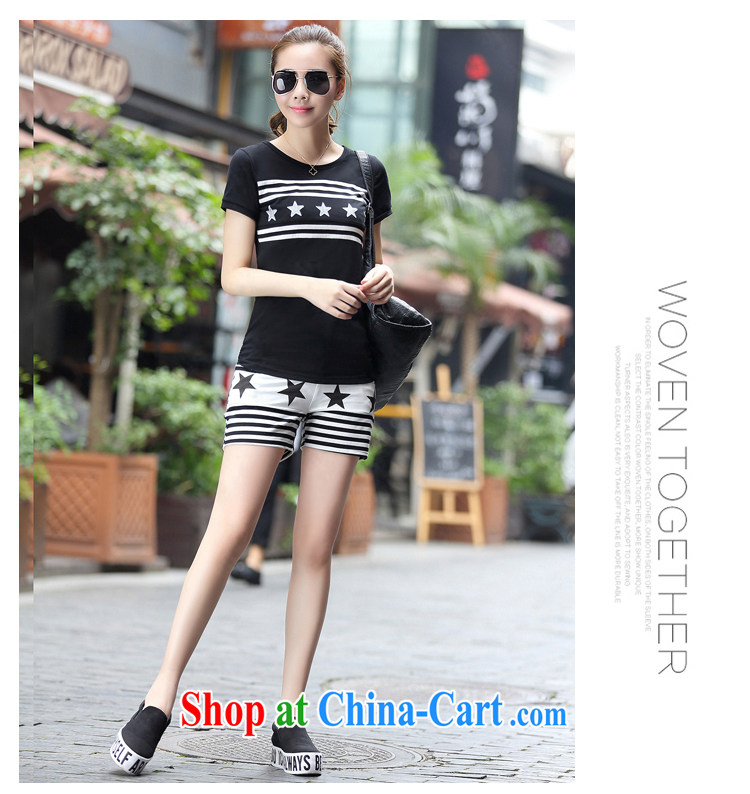The Mayan 2015 summer female new stamp short sleeve shirt T girl stylish sport and leisure package girls summer 3022 A #black 956 XXXL pictures, price, brand platters! Elections are good character, the national distribution, so why buy now enjoy more preferential! Health