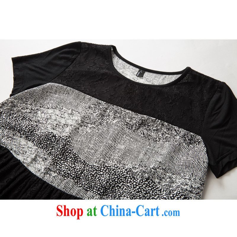 Eternal show the code female and indeed intensify summer 2015 new liberal short-sleeve lace female Korean Stamp snow woven shirts MX 2039 3XL, eternal, and the show, and shopping on the Internet