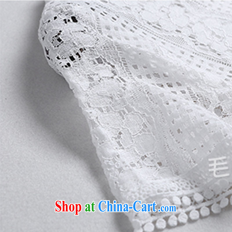 Kosovo, mm thick lace short-sleeved Dress Shorts vest 3 piece kit 2015 Europe and indeed the increase, Mr Ronald ARCULLI female new YJ 1514 white XXXL, Kosovo, and west (WOSSINI), online shopping