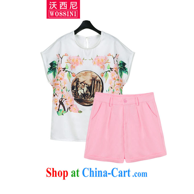 The stamp duty, snow woven short-sleeved T-shirt shorts casual stylish package 2015 Europe is the XL summer female new YJ 1426 photo color XXXXXL, Kosovo, West (WOSSINI), and, on-line shopping