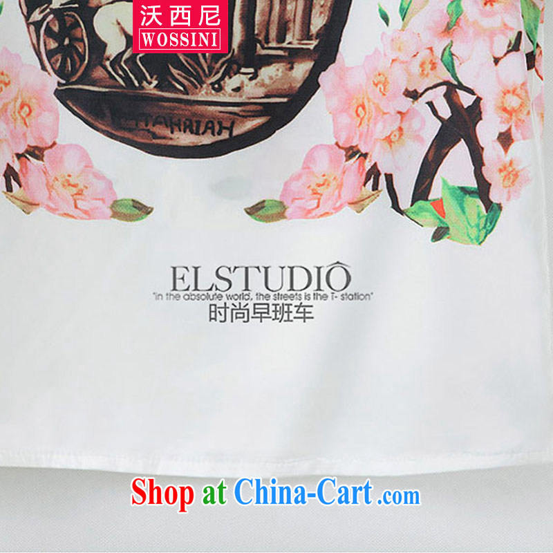The stamp duty, snow woven short-sleeved T-shirt shorts casual stylish package 2015 Europe is the XL summer female new YJ 1426 photo color XXXXXL, Kosovo, West (WOSSINI), and, on-line shopping