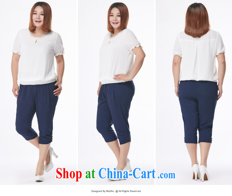MsShe XL girls 2015 new summer, cotton with elastic band waist 7 Harlan castor pants 4209 blue T 3 pictures, price, brand platters! Elections are good character, the national distribution, so why buy now enjoy more preferential! Health