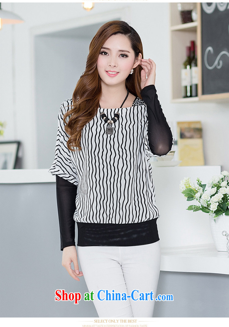 The 2015 code female summer Korean summer short-sleeved and indeed intensify, thick, graphics thin leisure relaxed thick mm Summer Snow streaks woven shirts T-shirt thin stripes 3 XL pictures, price, brand platters! Elections are good character, the national distribution, so why buy now enjoy more preferential! Health
