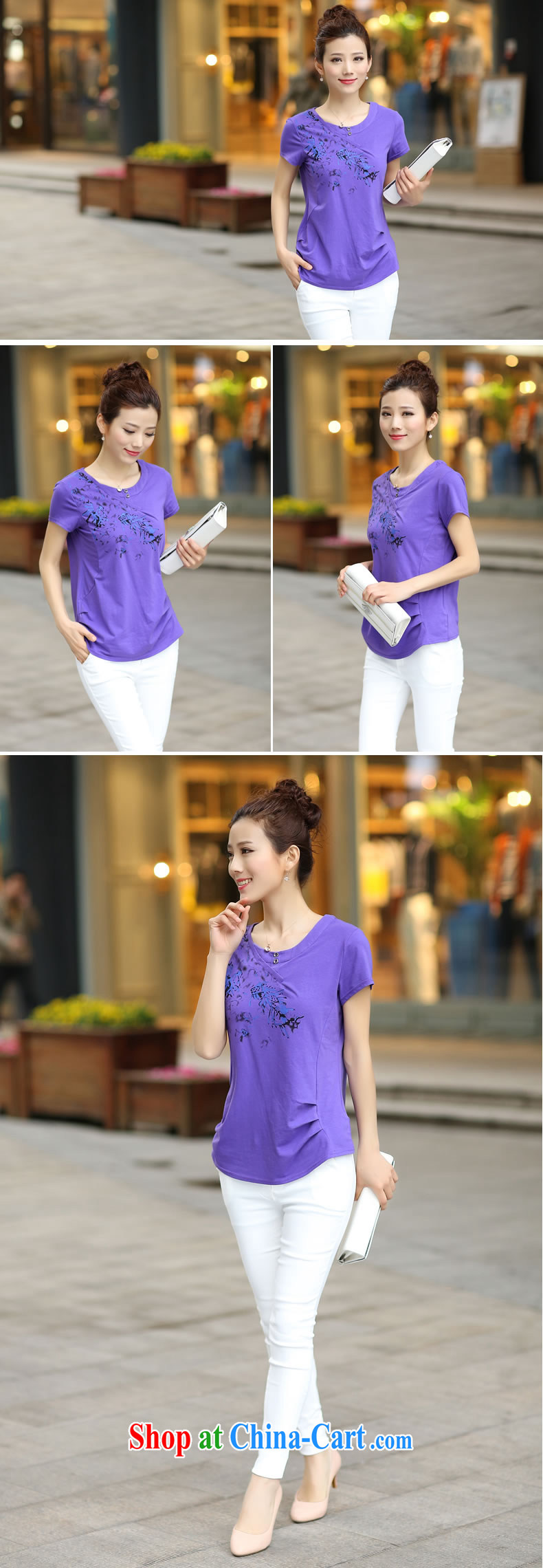 Ling, leecoo summer 2015 the new larger female female T shirt XB 8161 denim blue XL pictures, price, brand platters! Elections are good character, the national distribution, so why buy now enjoy more preferential! Health