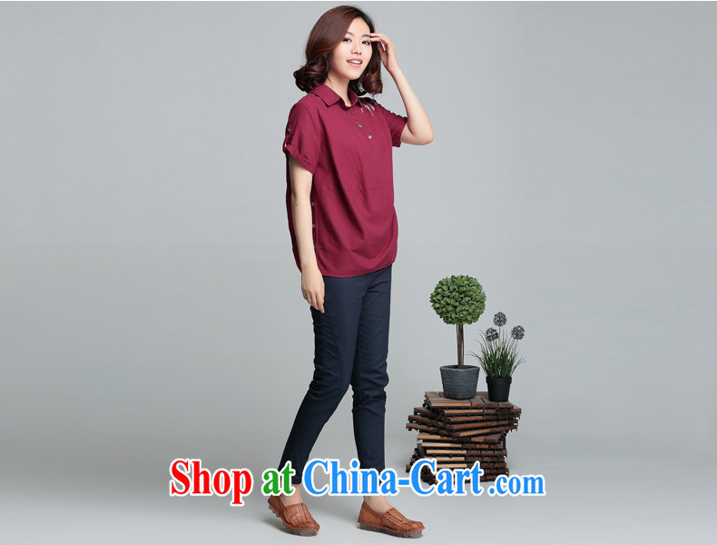 Ling, leecoo 2015 summer on the new larger female female shirt XH 9357 maroon 3XL pictures, price, brand platters! Elections are good character, the national distribution, so why buy now enjoy more preferential! Health