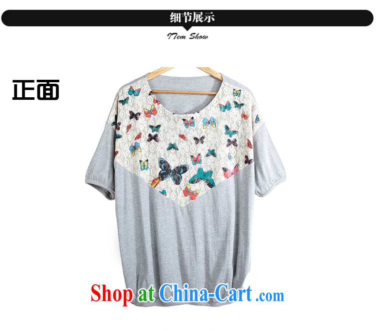 Hong Kong Love honey 2015 mm thick summer new, larger female cotton loose short-sleeved T-shirt and indeed increase sport and leisure Package white XXXXL pictures, price, brand platters! Elections are good character, the national distribution, so why buy now enjoy more preferential! Health
