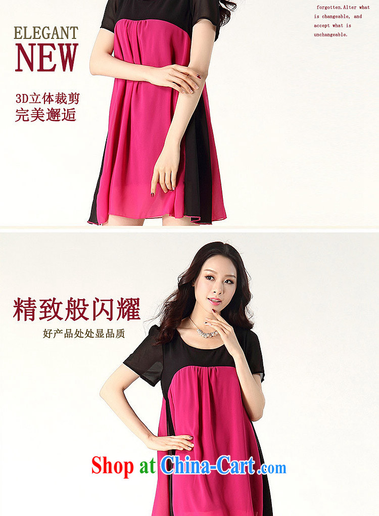 Mr Miller Martha 2015 summer thick sister short-sleeve snow woven dresses skirts stitching of red XXXXL pictures, price, brand platters! Elections are good character, the national distribution, so why buy now enjoy more preferential! Health