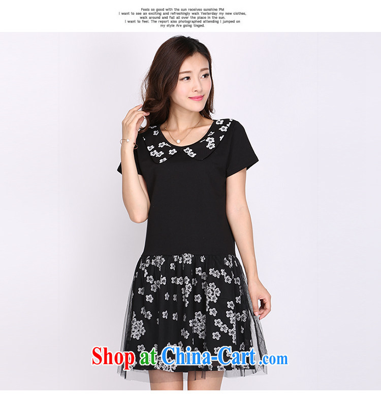 Laurie flower, the Code women summer and indeed increase, fat, Video thin, thick sister summer dress 2101 black 5 XL pictures, price, brand platters! Elections are good character, the national distribution, so why buy now enjoy more preferential! Health