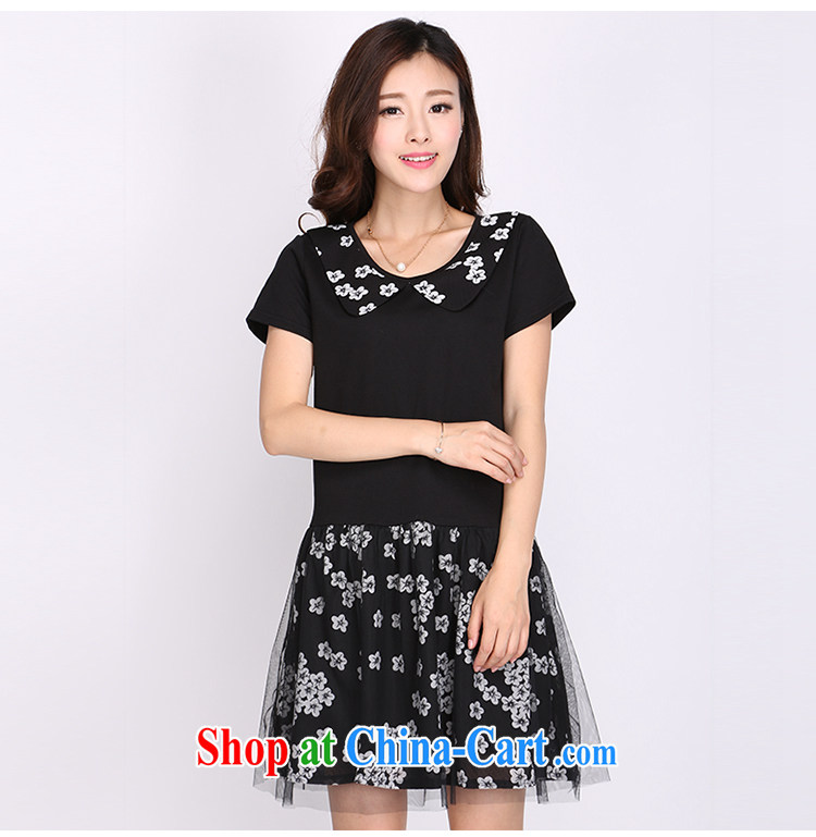 Laurie flower, the Code women summer and indeed increase, fat, Video thin, thick sister summer dress 2101 black 5 XL pictures, price, brand platters! Elections are good character, the national distribution, so why buy now enjoy more preferential! Health
