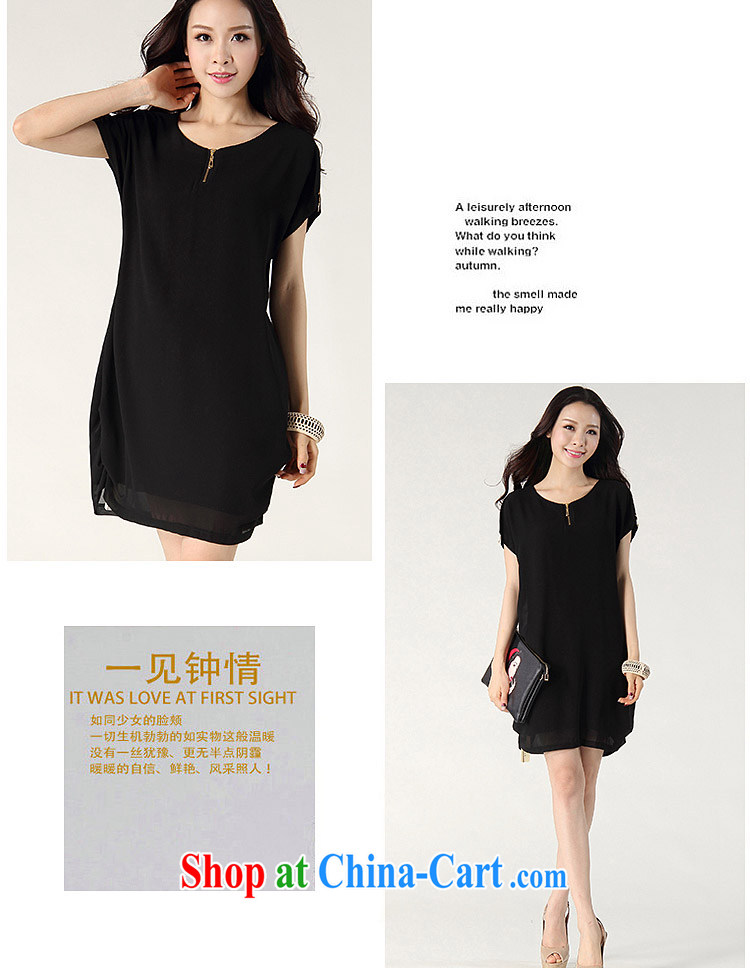 Mr Miller Martha 2015 summer thick sister snow woven dresses 100 ground graphics thin short-sleeve short skirt black XXXXL pictures, price, brand platters! Elections are good character, the national distribution, so why buy now enjoy more preferential! Health