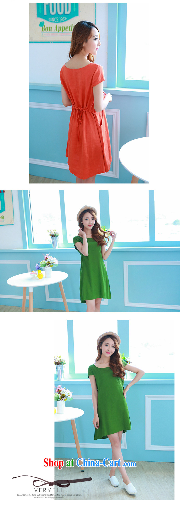The Commission cotton dress Korean version the code loose linen dresses cotton skirt the large blue code L pictures, price, brand platters! Elections are good character, the national distribution, so why buy now enjoy more preferential! Health