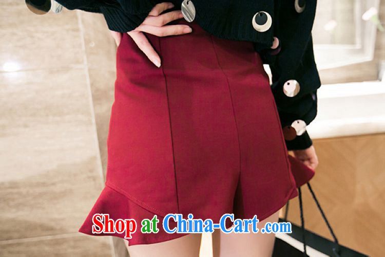 Flexible early summer 2015, high-waist 100 ground shorts 200 jack to wear thick, the fat and loose ground 100 summer wear shorts female wine red XL pictures, price, brand platters! Elections are good character, the national distribution, so why buy now enjoy more preferential! Health