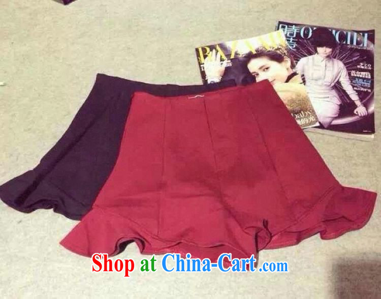 Flexible early summer 2015, high-waist 100 ground shorts 200 jack to wear thick, the fat and loose ground 100 summer wear shorts female wine red XL pictures, price, brand platters! Elections are good character, the national distribution, so why buy now enjoy more preferential! Health