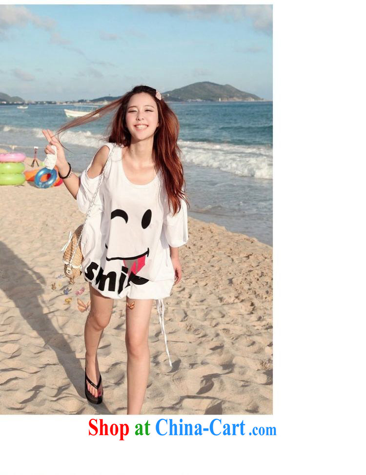 Left Sophie 2015 Korean summer wear women's clothing loose the code short-sleeved T pension 200 jack to wear thick MM leisure stamp letters T pension white are code pictures, price, brand platters! Elections are good character, the national distribution, so why buy now enjoy more preferential! Health