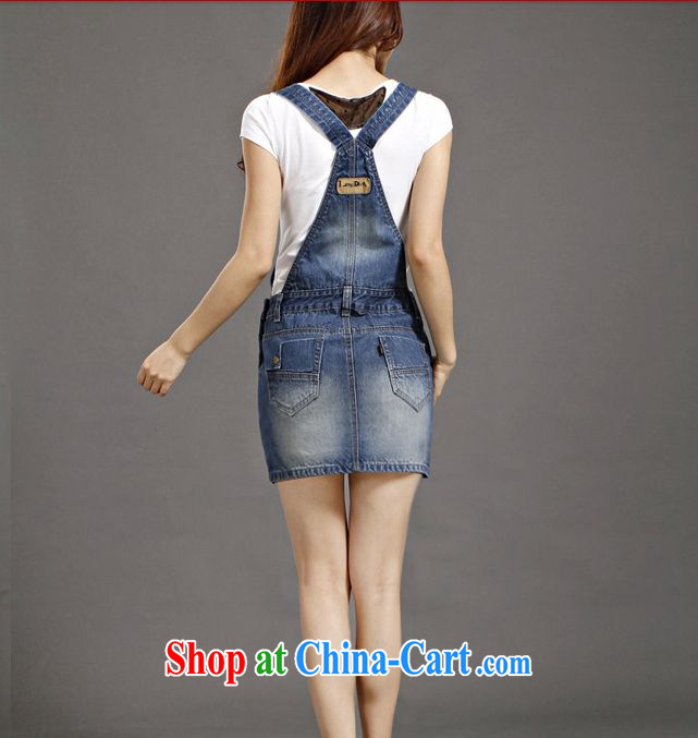 The Code female 100 2015 ground spring and summer Korean female cowboy back with skirt and stylish beauty dresses package body and short skirts 6810 blue XXL pictures, price, brand platters! Elections are good character, the national distribution, so why buy now enjoy more preferential! Health