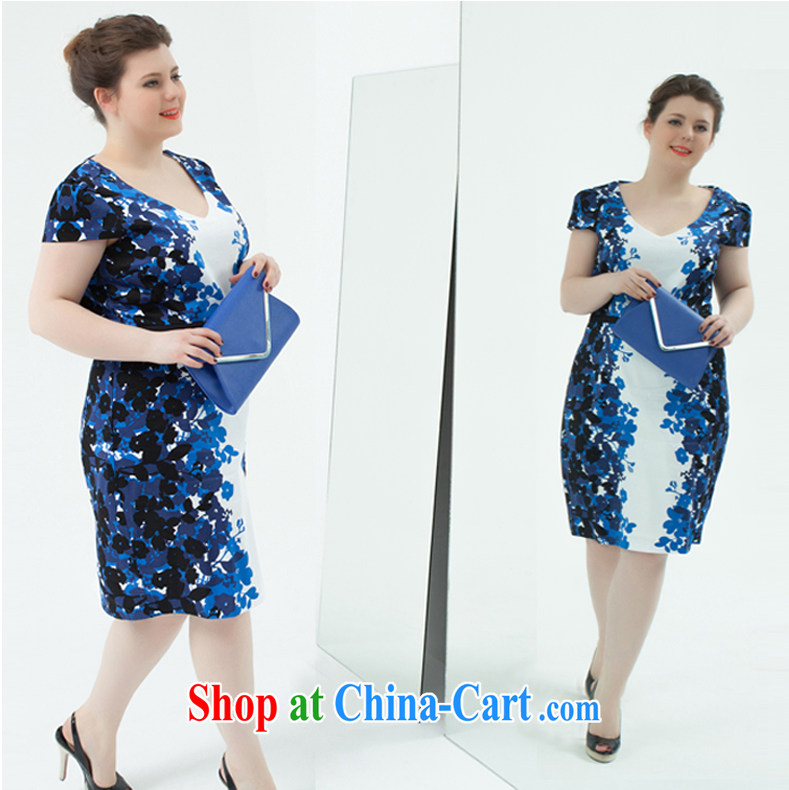 Summer 2015 Europe new female thick mm larger dresses beauty graphics thin package and picture color the code XXL pictures, price, brand platters! Elections are good character, the national distribution, so why buy now enjoy more preferential! Health