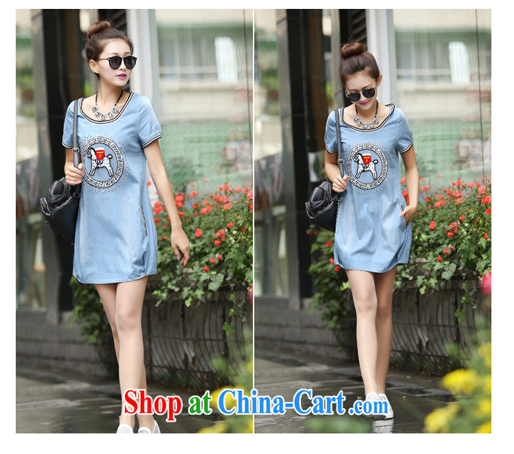 In short, will be the 2015 Korean version of the new, larger female casual loose video thin, long denim dress denim dress J 872 windmill pattern 3 XL pictures, price, brand platters! Elections are good character, the national distribution, so why buy now enjoy more preferential! Health