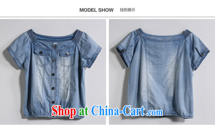 Water by summer 2015 with new Korean version mm thick and indeed intensify, loose jeans short sleeve shirt T female S XK 15 4875 cowboy, 3 XL pictures, price, brand platters! Elections are good character, the national distribution, so why buy now enjoy more preferential! Health