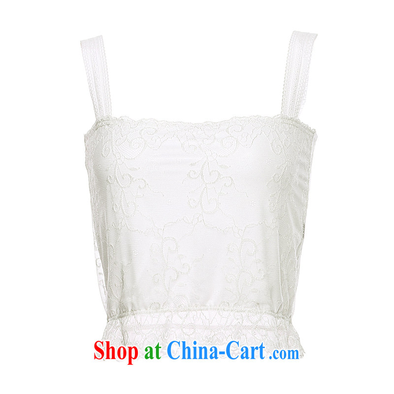 cheer for summer 2015 new, larger anti-go-wrapped chest bare chest solid underwear thin lace lace bare chest 2755 white 4XL, cross-sectoral provision (qisuo), online shopping
