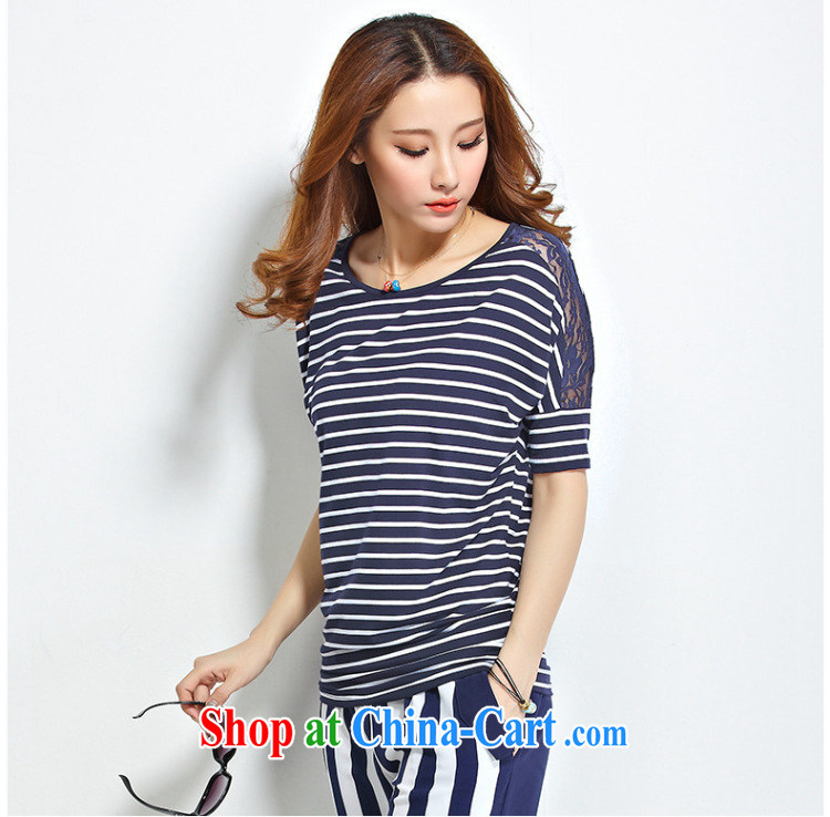 Athena Isabel Allende 2015 new Korean female T-shirt short-sleeved and indeed XL female 100 ground graphics thin round-collar loose stripes cotton solid T-shirt 1199 BMW blue and white stripes L (recommendations 85 - 100 jack) pictures, price, brand platters! Elections are good character, the national distribution, so why buy now enjoy more preferential! Health