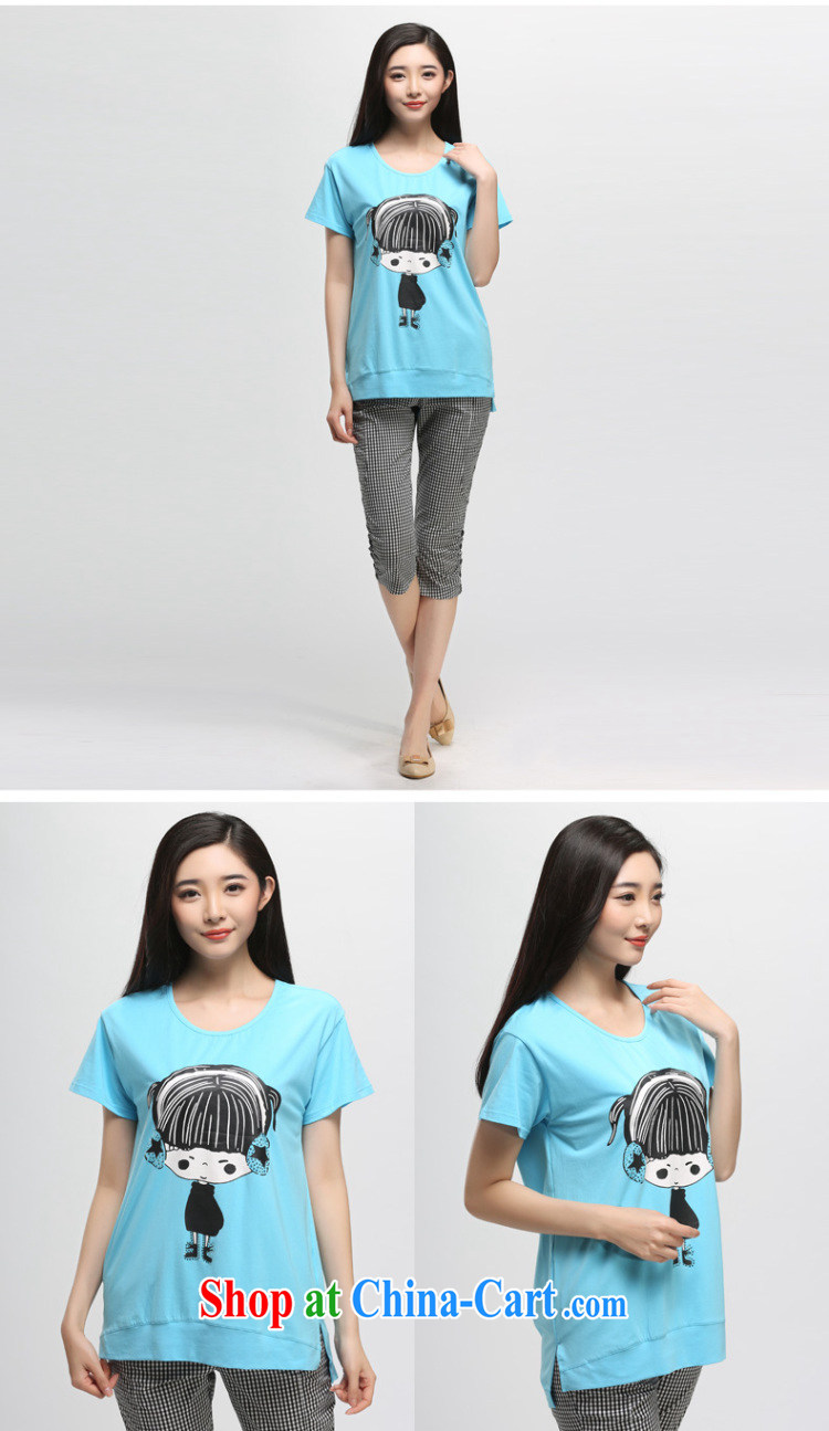 Water by 2015 summer new Korean version 200 Jack mm thick and indeed increase, short-sleeved T-shirt Girl S XB 15 5076 sky XXL pictures, price, brand platters! Elections are good character, the national distribution, so why buy now enjoy more preferential! Health