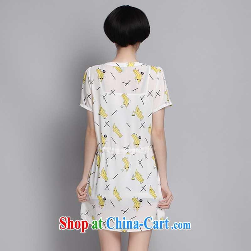 Director of summer 2015 with new products 200 jack and indeed increase, women mm thick short-sleeved and stylish graphics thin dresses 2884 fall in love with ultra-the large white code 5 XL 200 Jack left and right, and Director (Smeilovly), online shopping