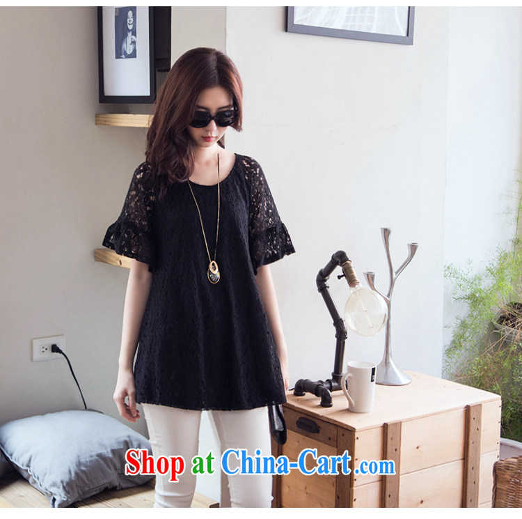 Advisory Committee's dream summer 2015 New, and indeed increase, female, long sleeved shirt T shirt thick mm video thin lace shirt 8535 black XXXXL pictures, price, brand platters! Elections are good character, the national distribution, so why buy now enjoy more preferential! Health