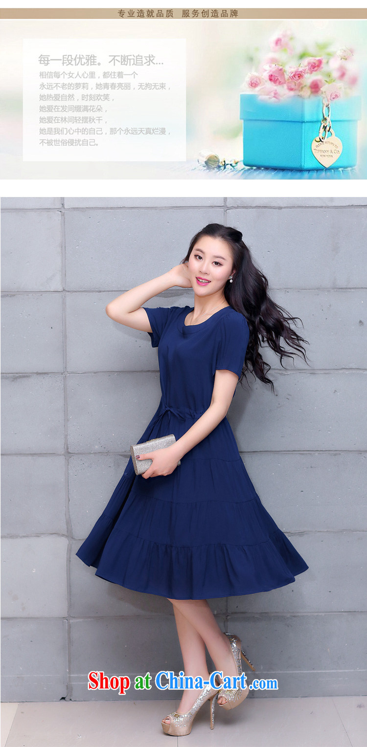 Pi-optimized Connie 2015 Korean version the fat XL female summer thick MM loose video thin, long dresses cotton cake skirt BW 2017 black 4XL recommendations 175 - 190 Jack pictures, price, brand platters! Elections are good character, the national distribution, so why buy now enjoy more preferential! Health