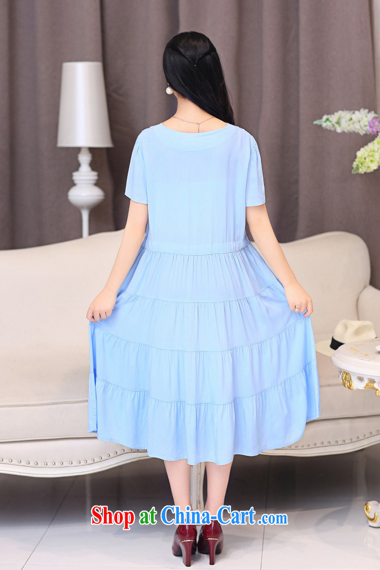 Pi-optimized Connie 2015 Korean version the fat XL female summer thick MM loose video thin, long dresses cotton cake skirt BW 2017 black 4XL recommendations 175 - 190 Jack pictures, price, brand platters! Elections are good character, the national distribution, so why buy now enjoy more preferential! Health