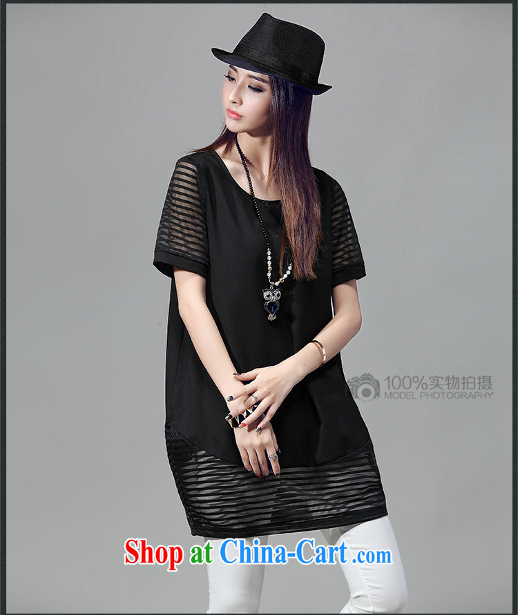 United States, could be increased, female thick mm video thin 2015 summer new Korean Web yarn stitching light hanging over version, short-sleeved dresses W 2039 black XXXL pictures, price, brand platters! Elections are good character, the national distribution, so why buy now enjoy more preferential! Health