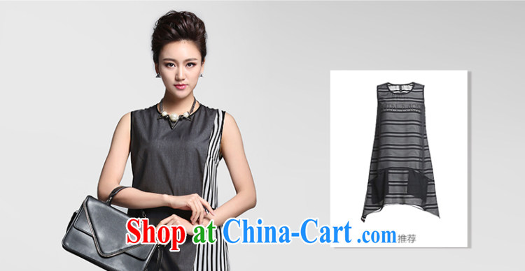 Slim, Mr Big, female 2015 summer new, thick mm elegant beauty streaks sleeveless dresses black 952104136 6 XL pictures, price, brand platters! Elections are good character, the national distribution, so why buy now enjoy more preferential! Health