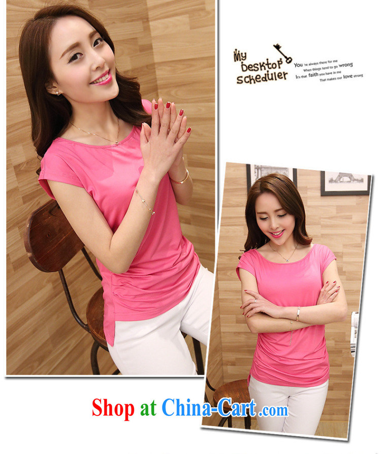 Athena Isabel Allende female T shirts summer maximum number, long, loose solid-colored short-sleeved milk silk T shirts female round-collar cotton larger Korean T-shirt 1087 black 4XL (recommendations 155 - 170 jack) pictures, price, brand platters! Elections are good character, the national distribution, so why buy now enjoy more preferential! Health
