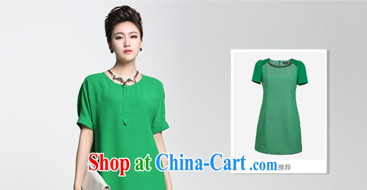 The Mak is the female 2015 summer new thick mm stylish front short, long style dress 952362361 green 4 XL pictures, price, brand platters! Elections are good character, the national distribution, so why buy now enjoy more preferential! Health