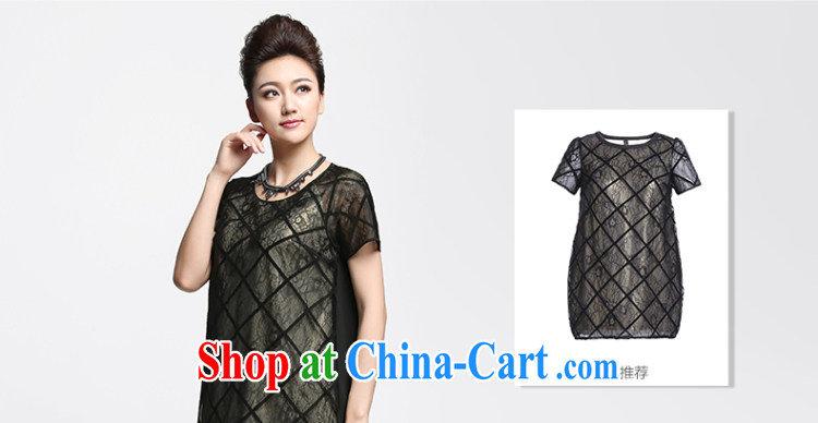 Pre-sale slim, Mr Big, female 2015 summer new thick mm stylish plaid lace-style dress 952103147 black 2 XL pictures, price, brand platters! Elections are good character, the national distribution, so why buy now enjoy more preferential! Health