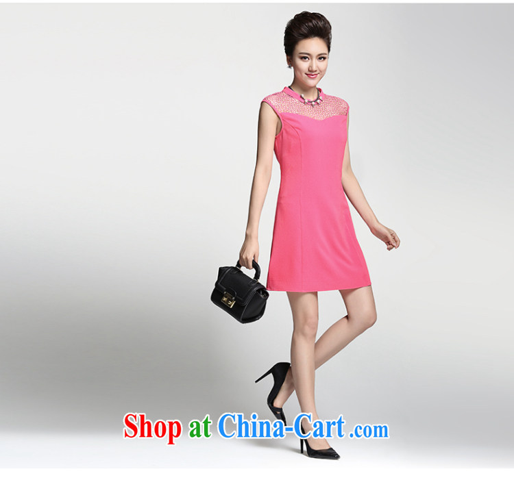 The Mak is the female 2015 summer new, mm thick mesh beauty stitching sleeveless dresses of 952103097 red 4 XL pictures, price, brand platters! Elections are good character, the national distribution, so why buy now enjoy more preferential! Health